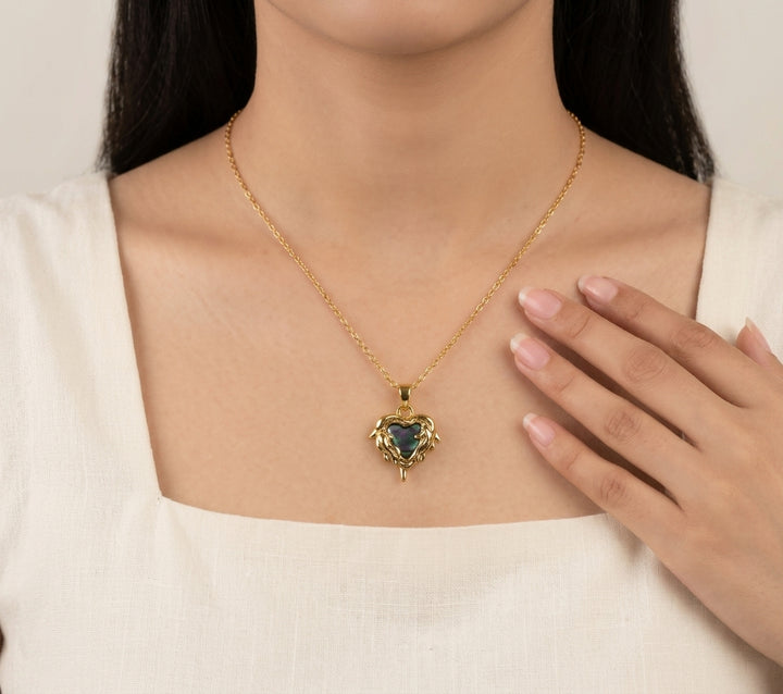 Pure Delight Golden Necklace