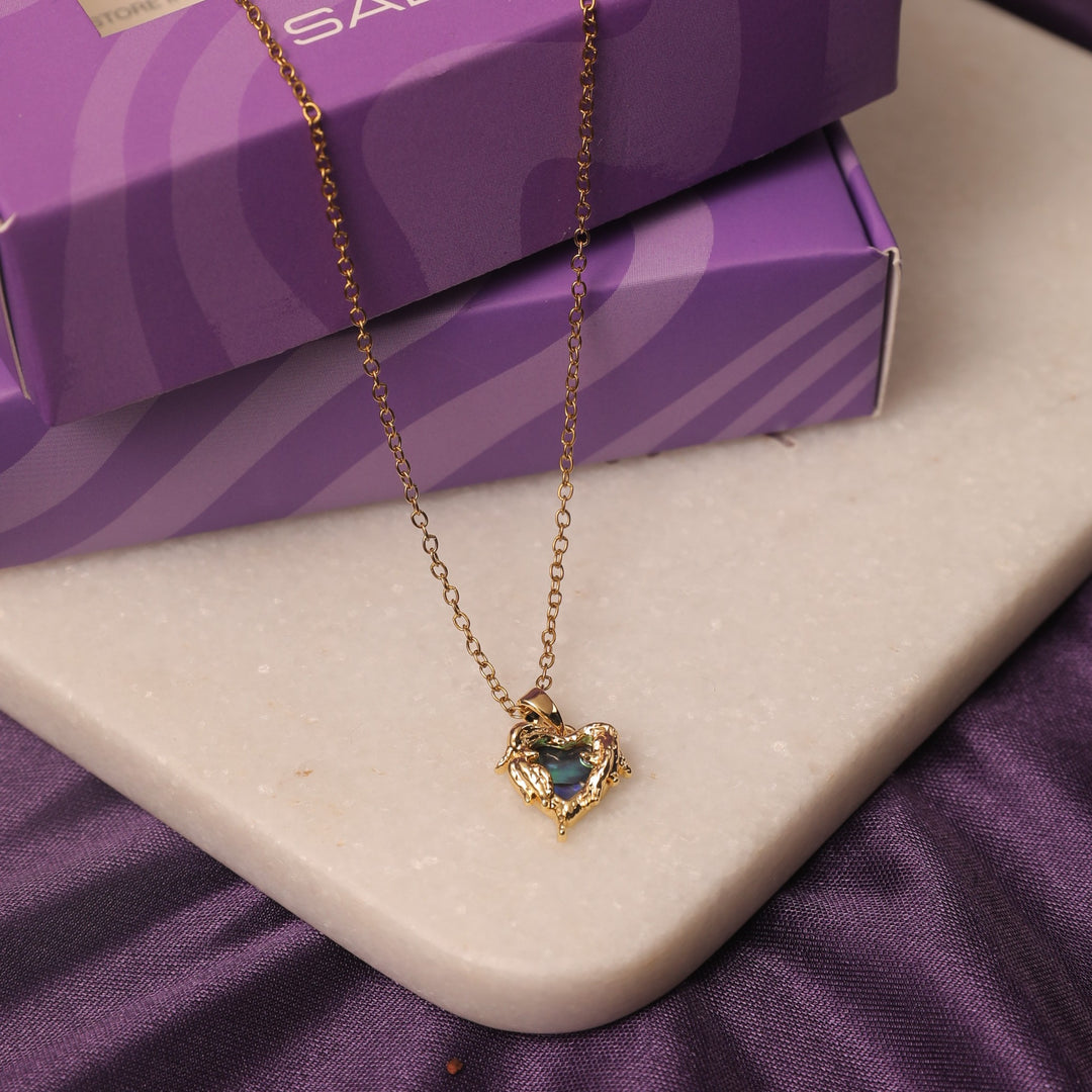 Pure Delight Golden Necklace - Salty Accessories