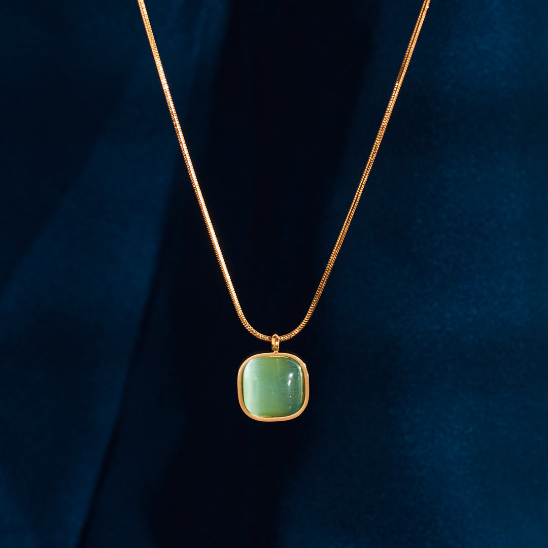 Enchanted Gem Gold Necklace