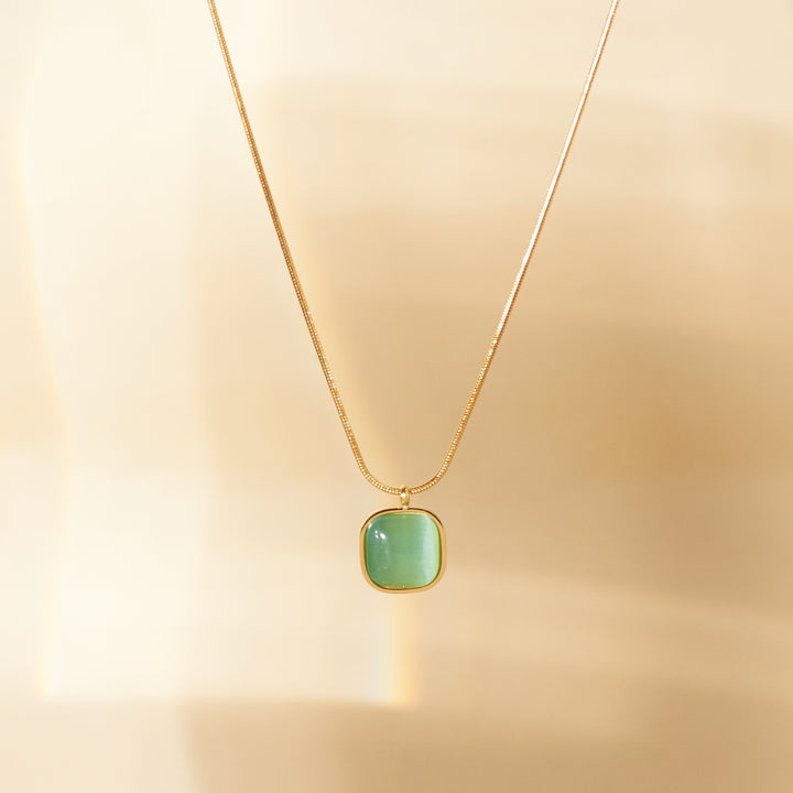 Enchanted Gem Gold Necklace