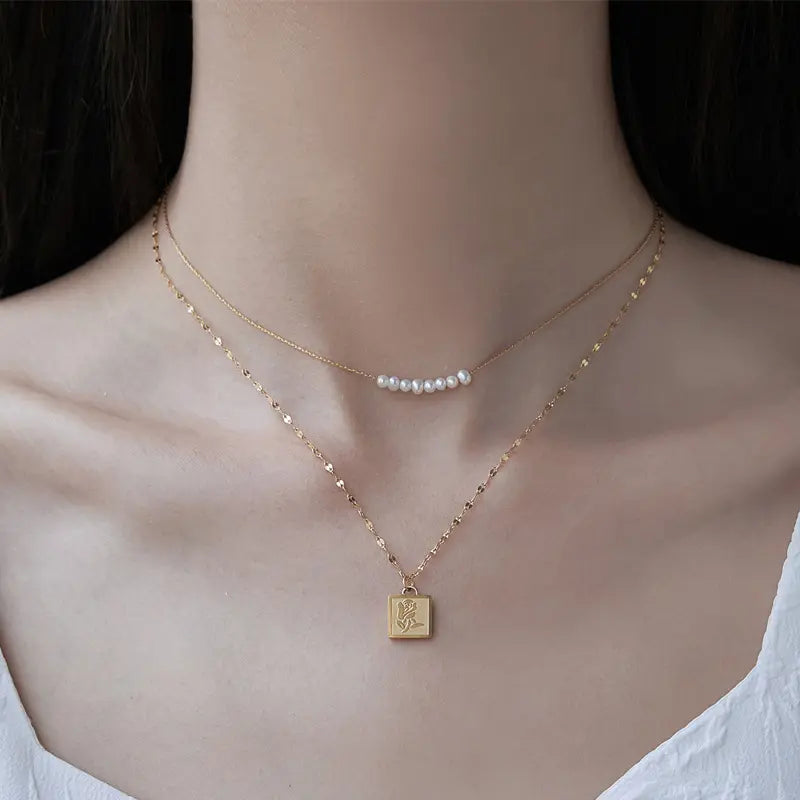 Pearls Soiree Layered Necklace