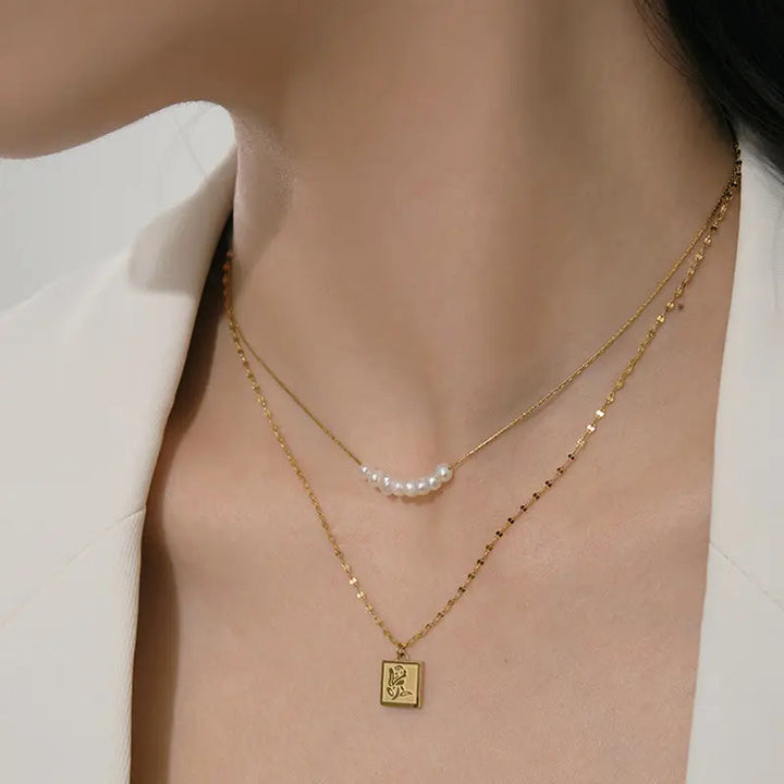 Pearls Soiree Layered Necklace
