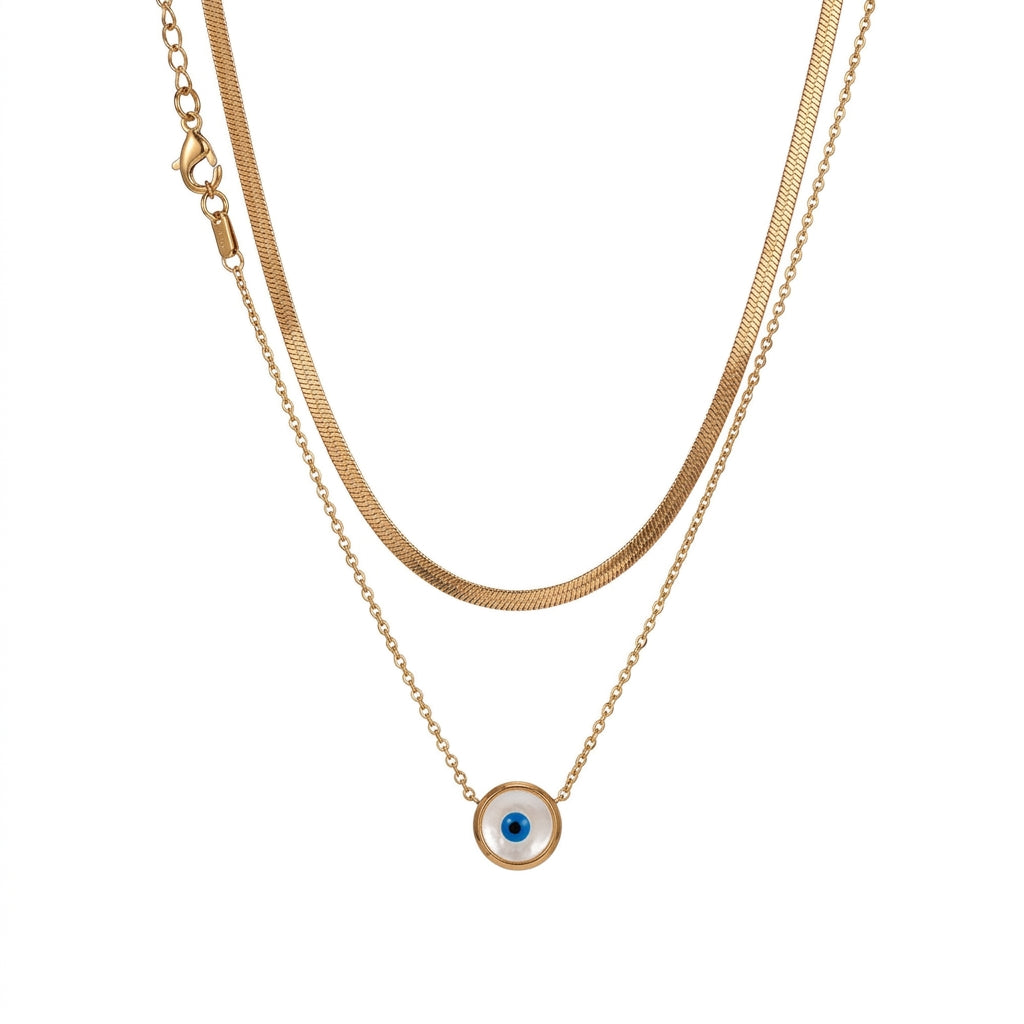 Envy Barrier Layered Necklace - Gold