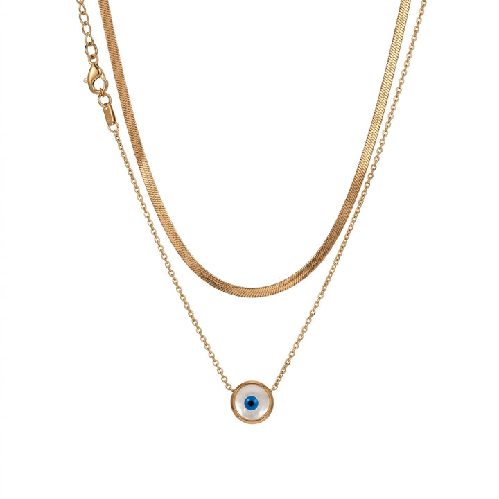 Envy Barrier Layered Necklace - Gold