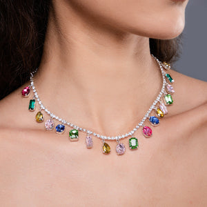 Sundara Multi Stone Necklace - Salty Accessories