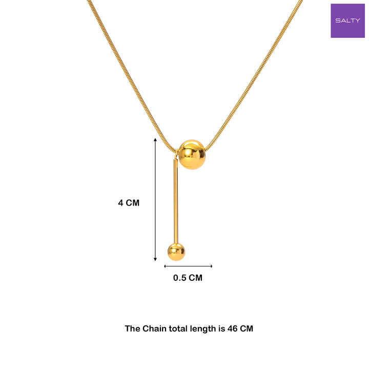 Ball Drop Gold Chain