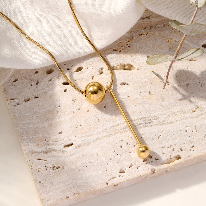 Ball Drop Gold Chain