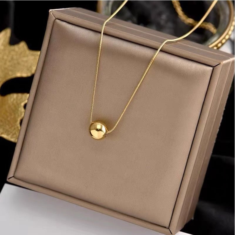 Dream Ball Golden Necklace