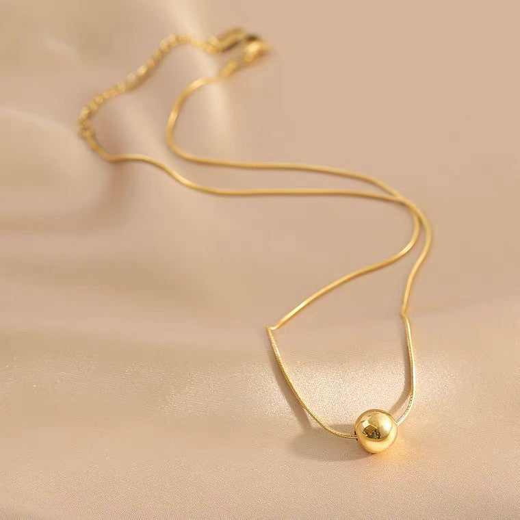 Dream Ball Golden Necklace