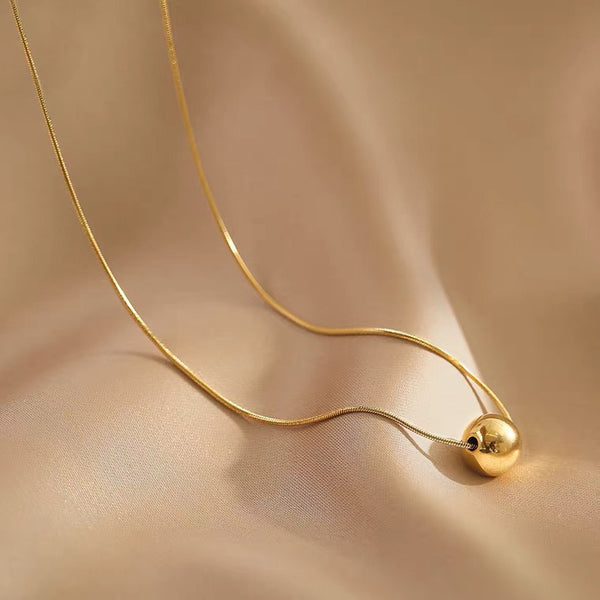 Dream Ball Golden Necklace