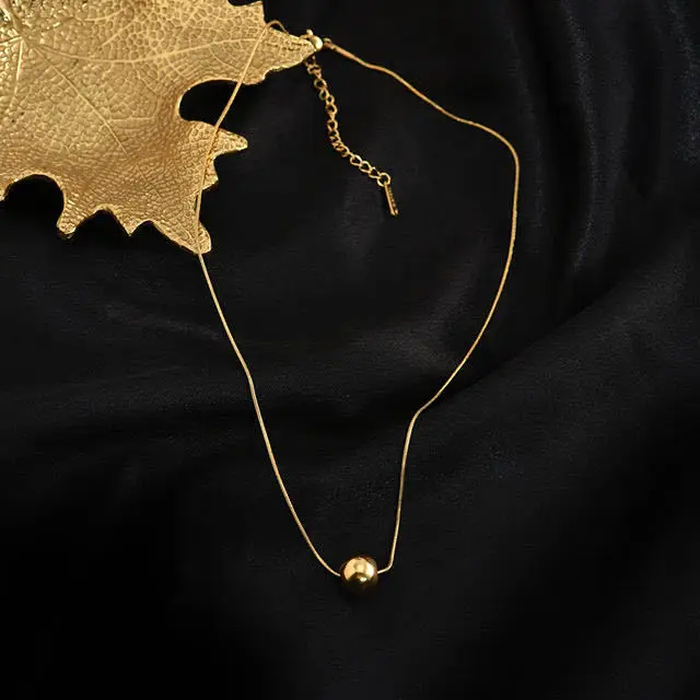 Dream Ball Golden Necklace