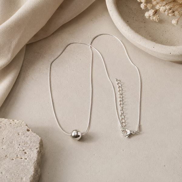 Dream Ball Silver Necklace