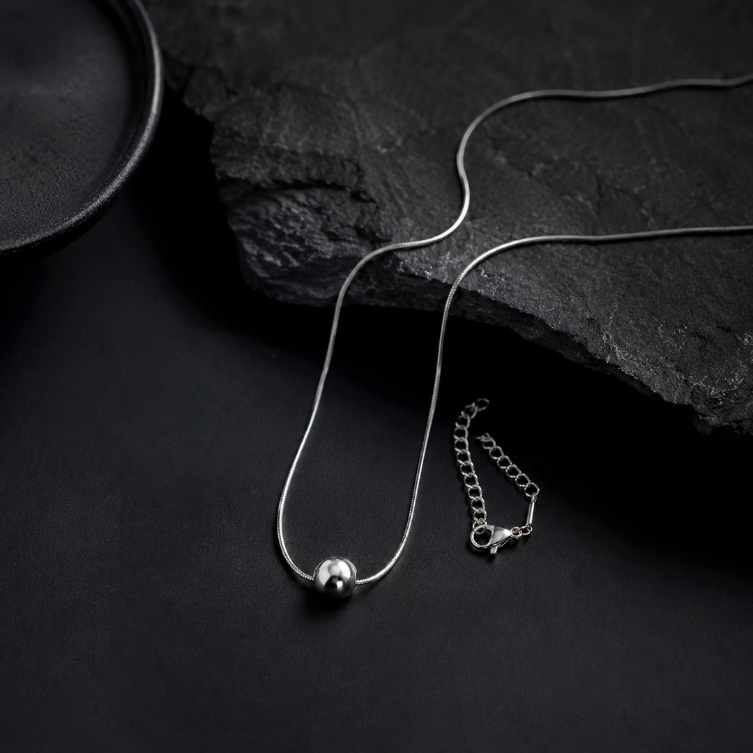 Dream Ball Silver Necklace