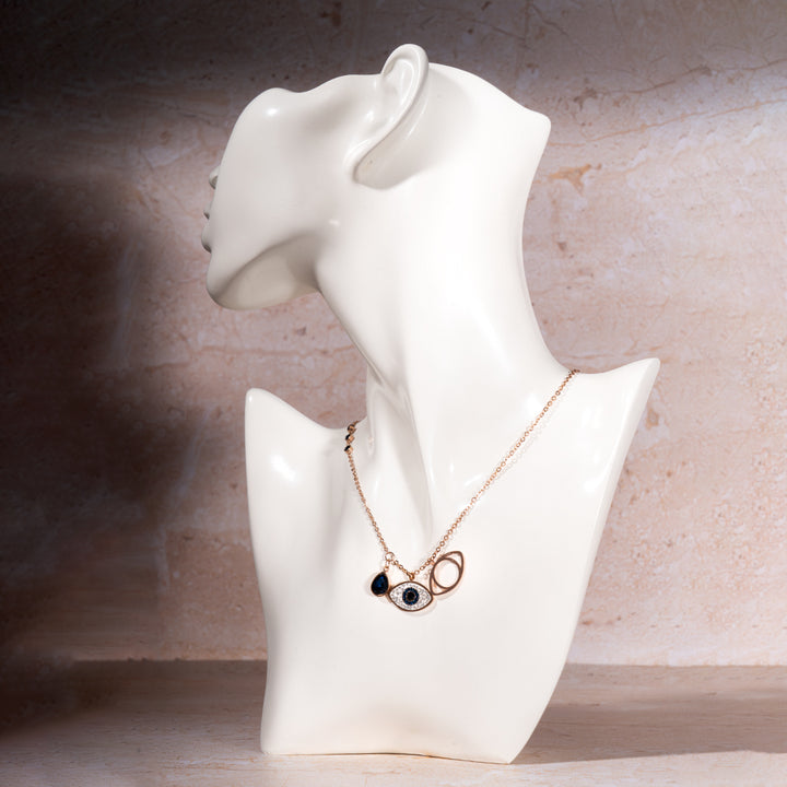 Sapphire Evil eye Necklace