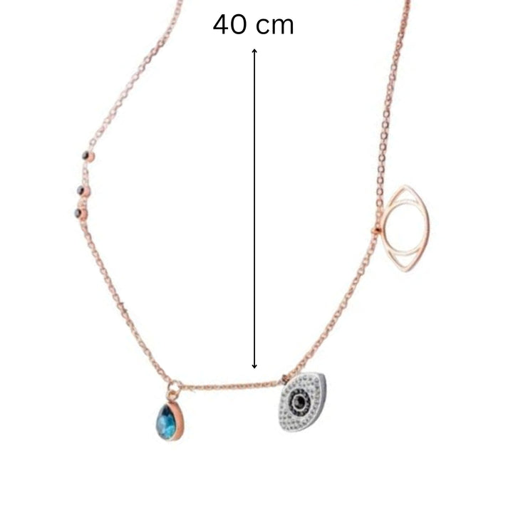 Sapphire Evil eye Necklace