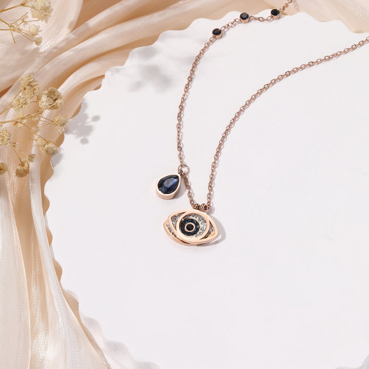 Sapphire Evil eye Necklace