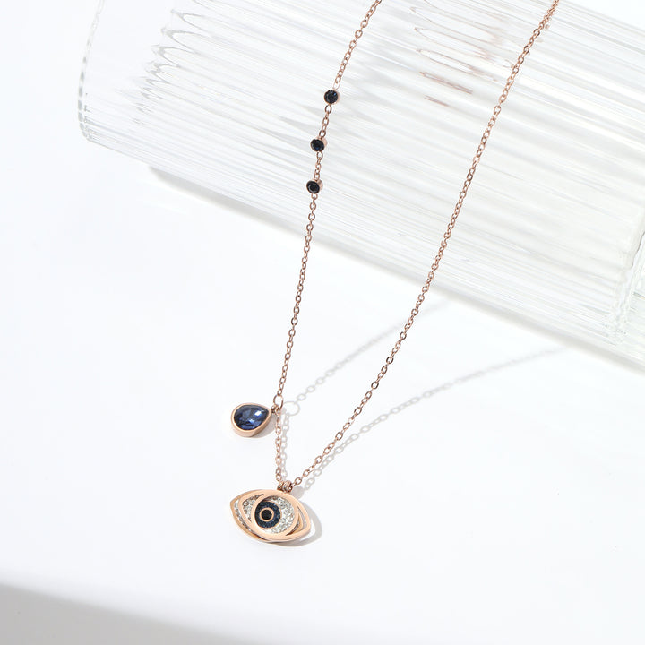 Sapphire Evil eye Necklace