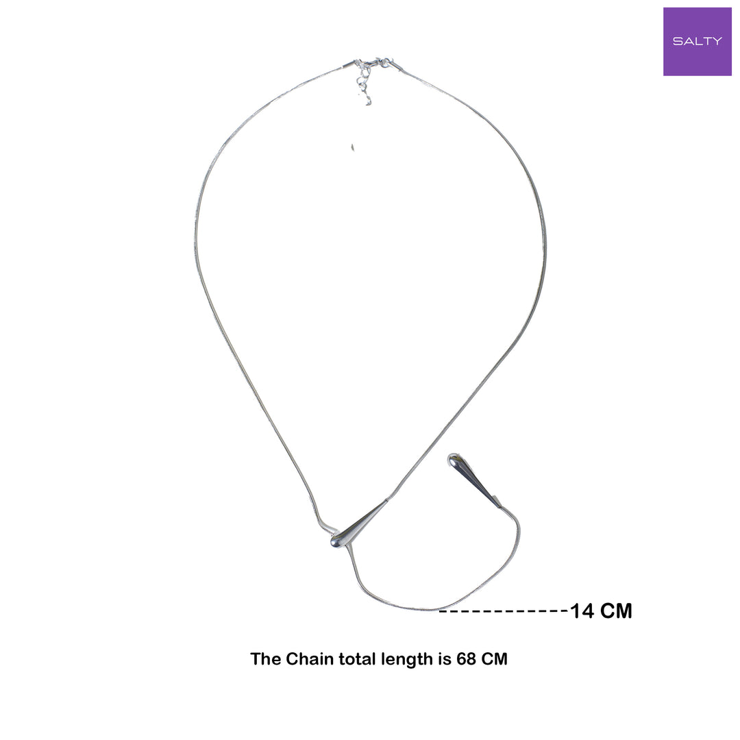 Silken Lariat Necklace