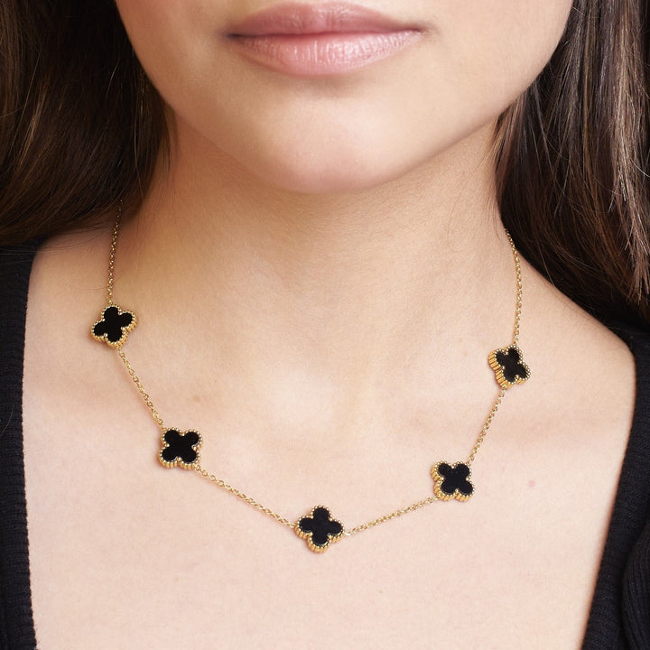 Zen Signal Necklace And Bracelet Set