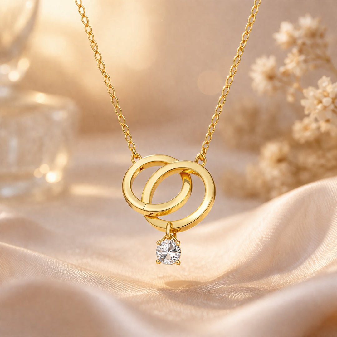 Promise Ring Gold Necklace