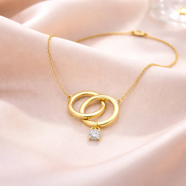 Promise Ring Gold Necklace