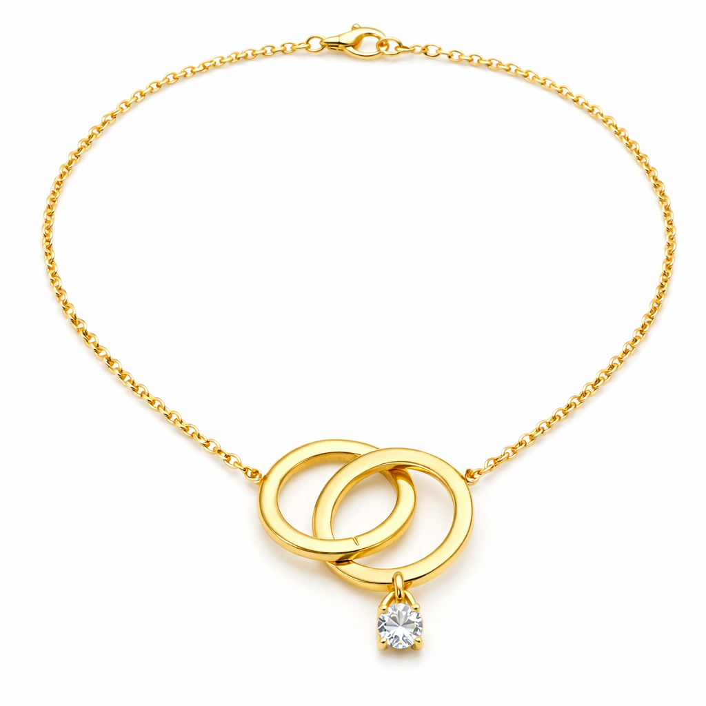 Promise Ring Gold Necklace