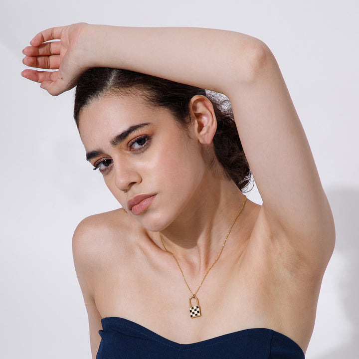 Love Lock Gold Necklace