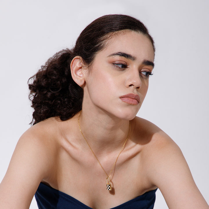 Love Lock Gold Necklace