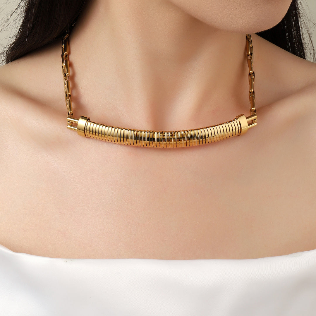 HairPin Gold Necklace - Salty Accessories