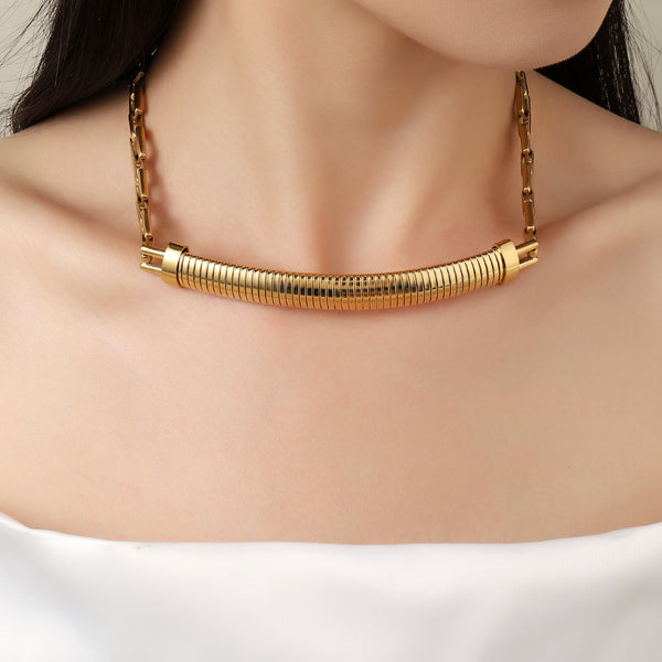 HairPin Gold Necklace