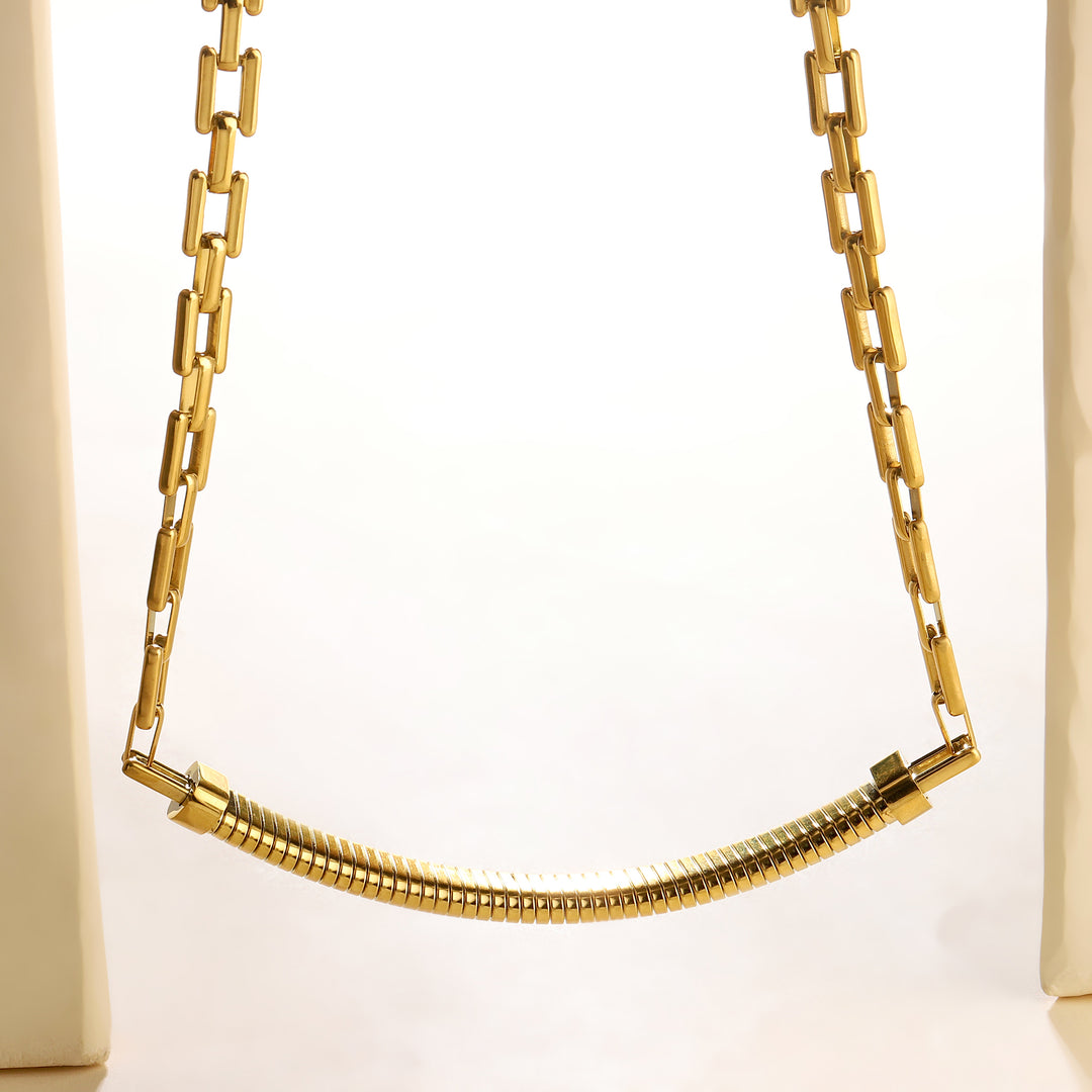 HairPin Gold Necklace - Salty Accessories