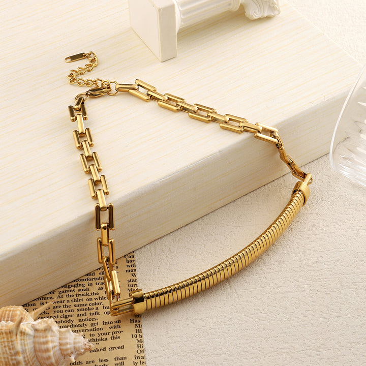 HairPin Gold Necklace - Salty Accessories