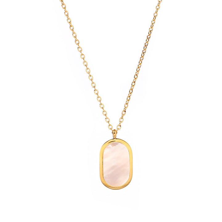 Pastel Pop Enamel Layered Gold Necklace