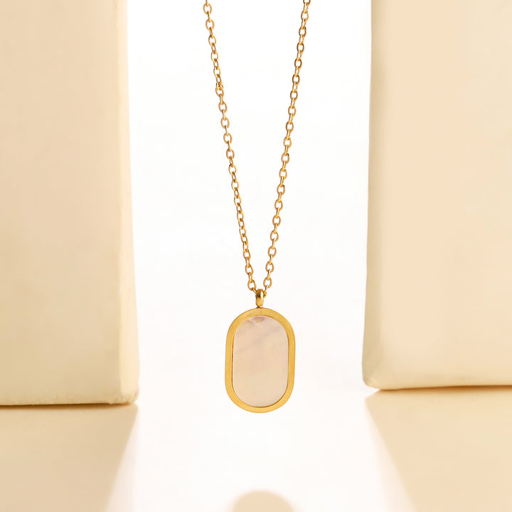 Pastel Pop Enamel Layered Gold Necklace - Salty Accessories