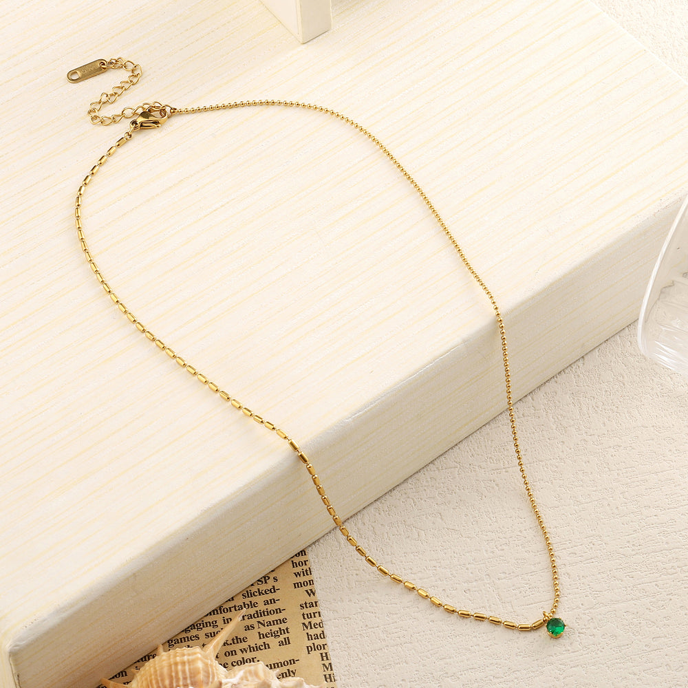 Sleek Tryst Gold Necklace - Salty Accessories