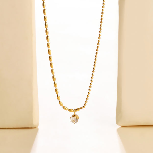 Dulcet Charm Gold Necklace