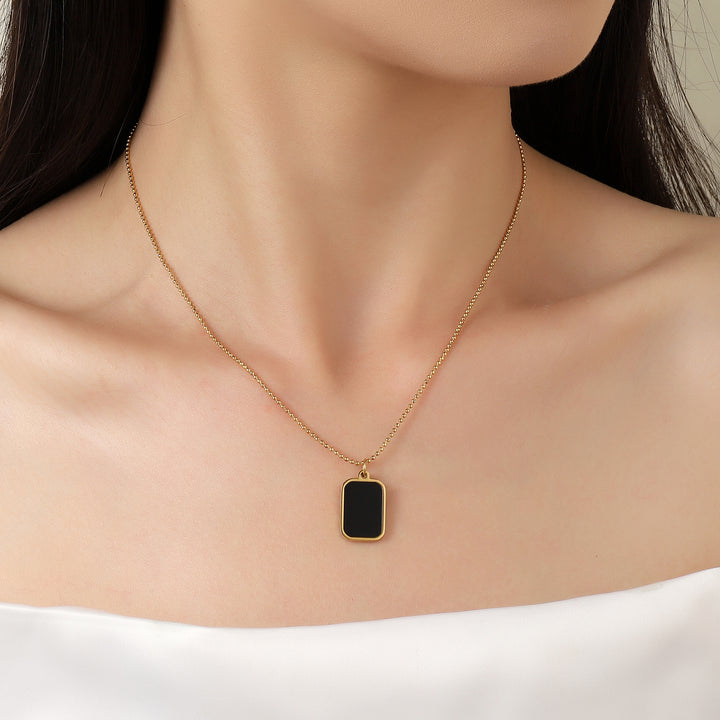 Dark Ombre Gold Necklace