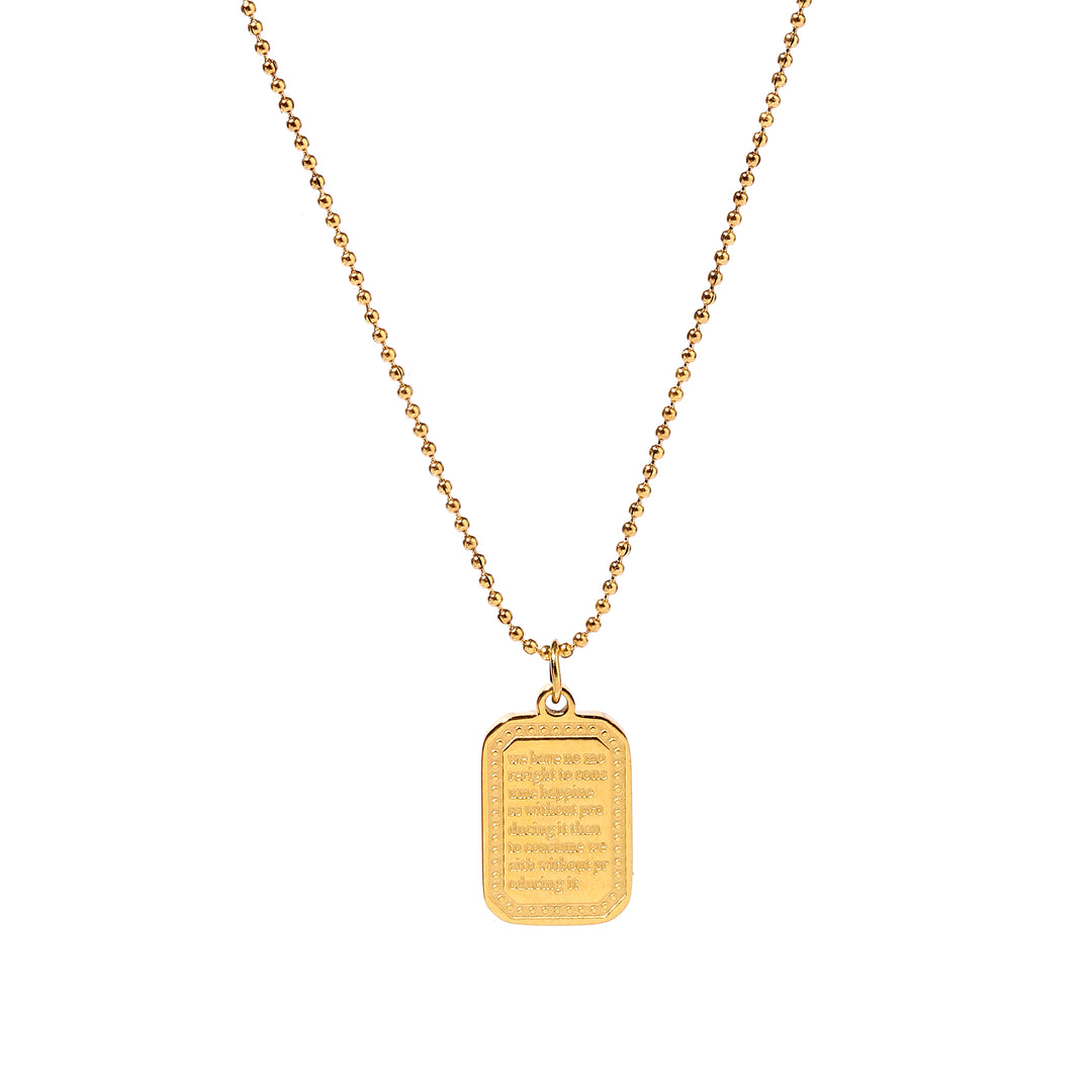 Dark Ombre Gold Necklace