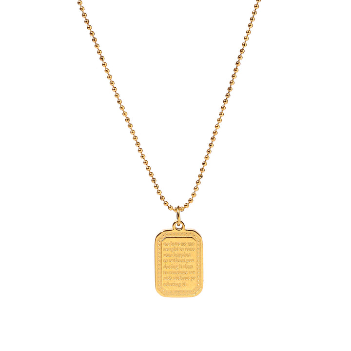 Dark Ombre Gold Necklace