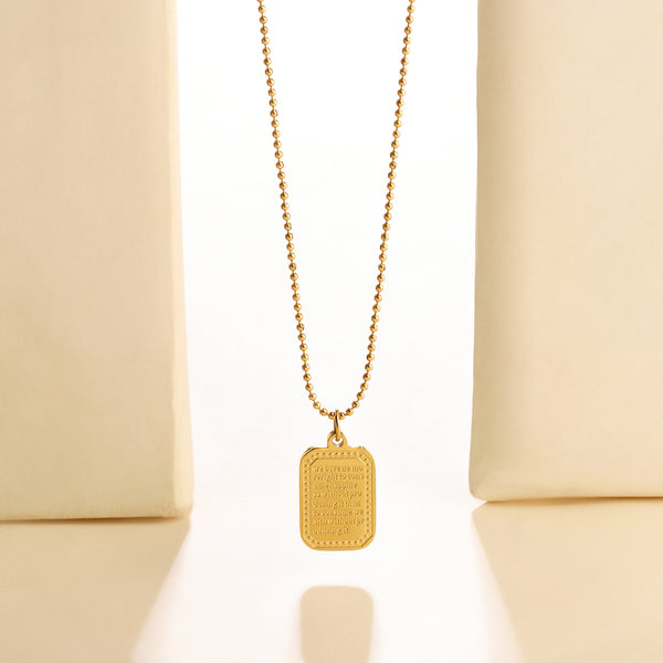 Dark Ombre Gold Necklace