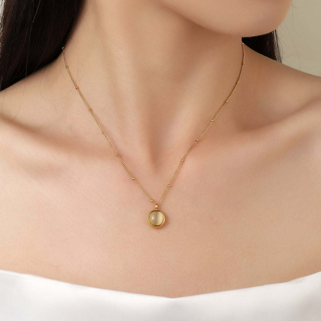 Golden Hour Charm Gold Necklace - Salty Accessories