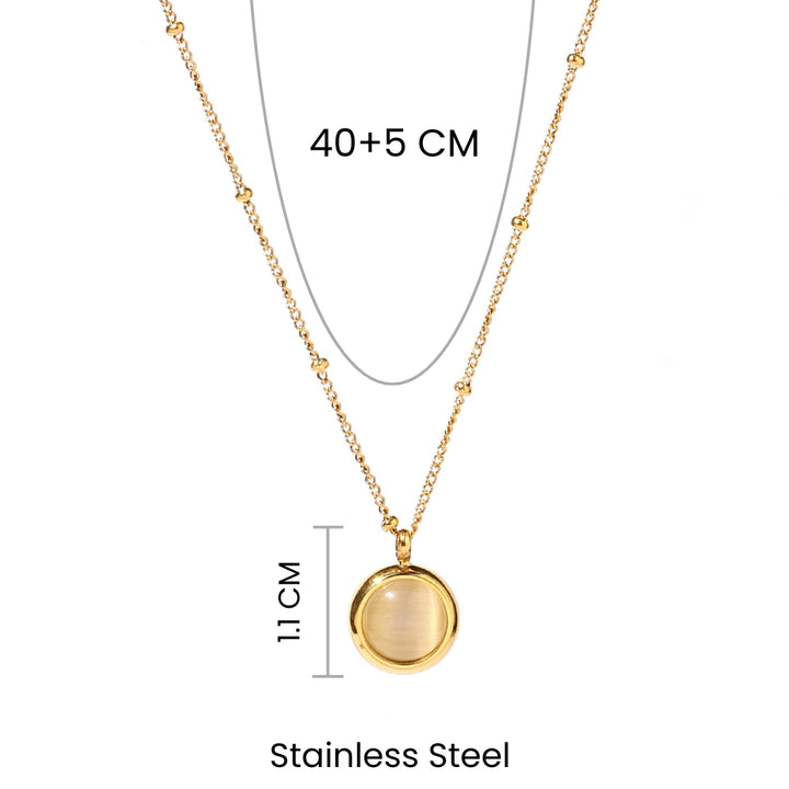 Golden Hour Charm Gold Necklace