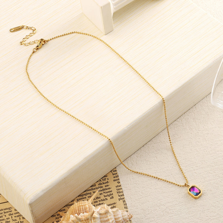 Dark secret Charm Gold Necklace