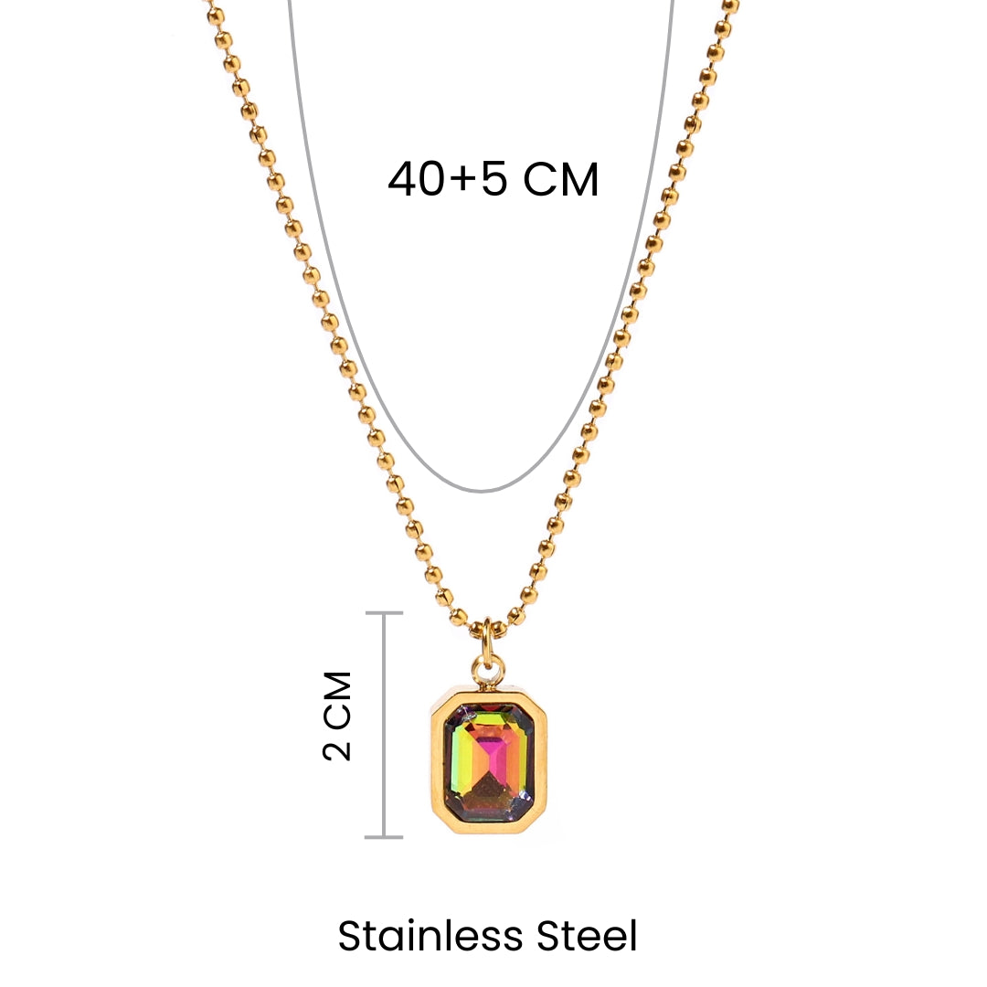 Dark secret Charm Gold Necklace