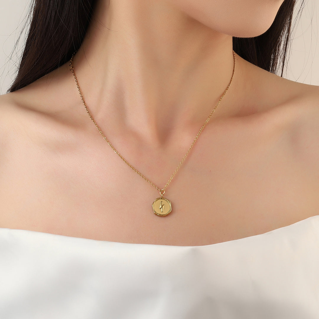 Mini Thunder Gold Necklace - Salty Accessories