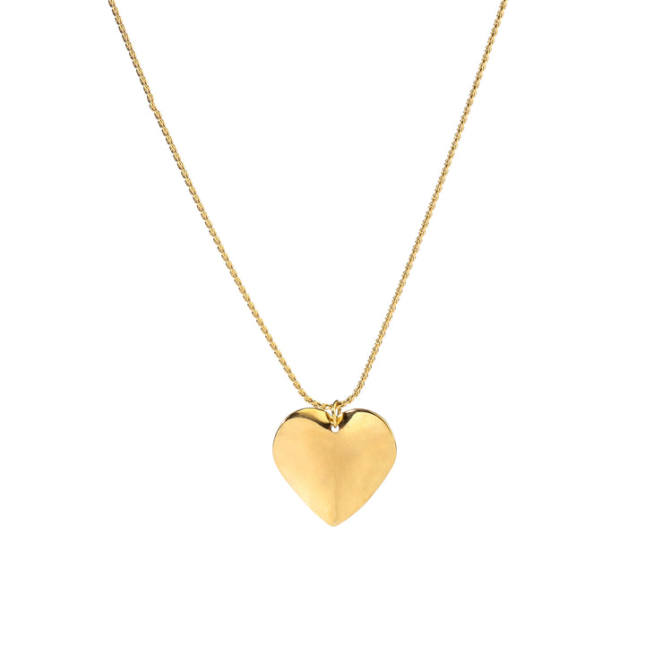 Croocked Heart Gold Necklace - Salty Accessories