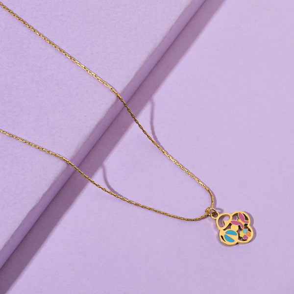 Mix It All Clover Gold Necklace