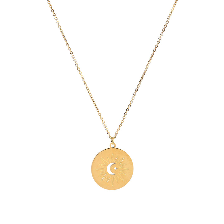 Eclipes Gold Necklace