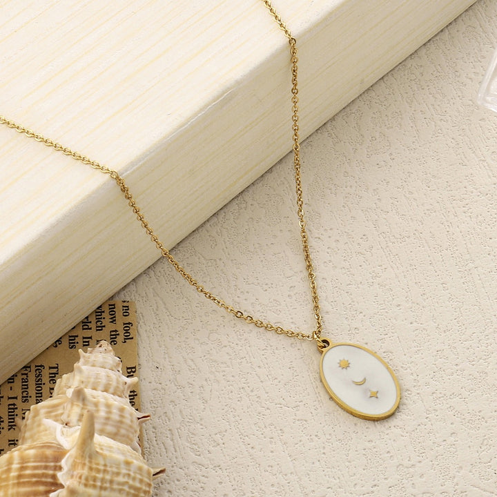 Sun Moon Star Gold Necklace - Salty Accessories