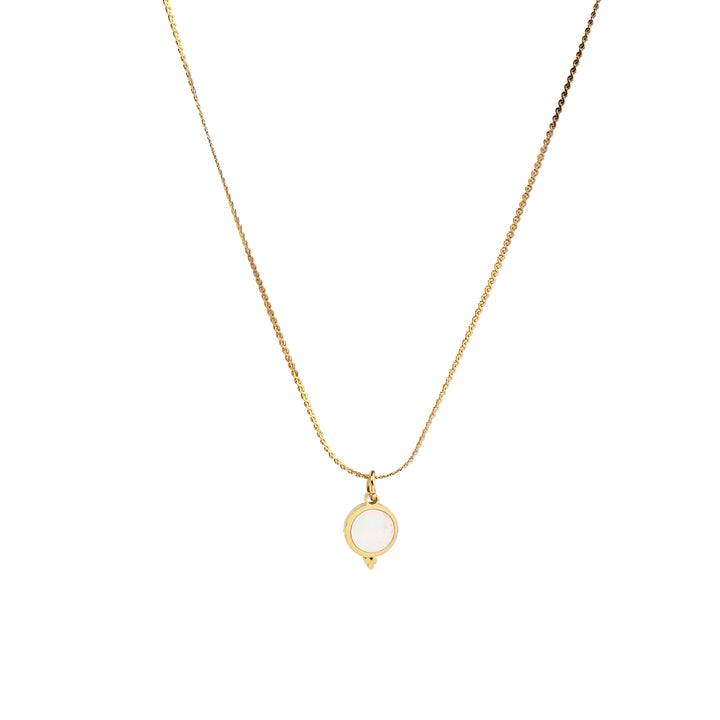 Poshy Marble Gold Necklace - Salty Accessories